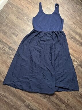 Polo Ralph Lauren Scoop-neck gathered midi dress